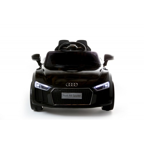 Ηλεκτροκίνητο Παιδικό Αυτοκίνητο Licensed Audi R8 Spyder 12V σε Μαύρο Χρώμα R8-BB
