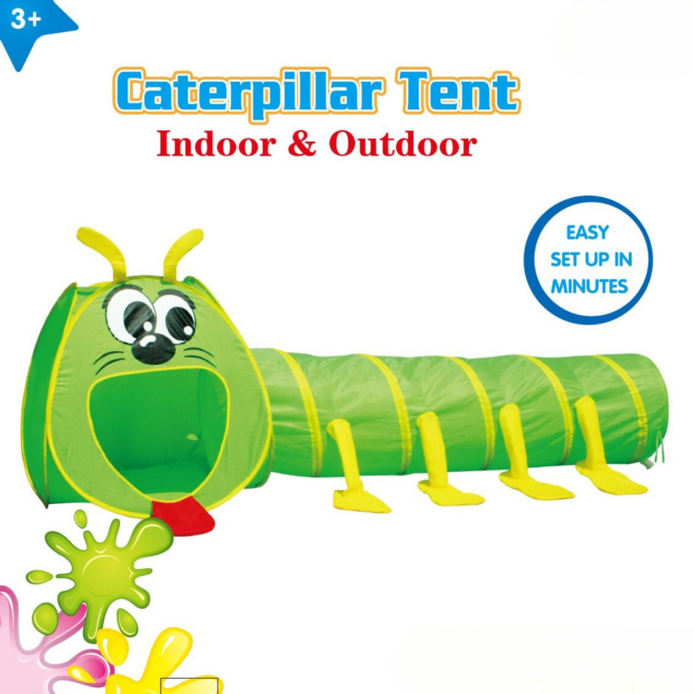 Παιδική Σκηνή Τούνελ Κάμπια Caterpillar Tent 2 σε 1 8603