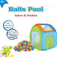 Παιδική Σκήνη - Παιδότοπος Παιχνιδιού Balls Pool 2 σε 1 με 100 Μπαλάκια 8620B