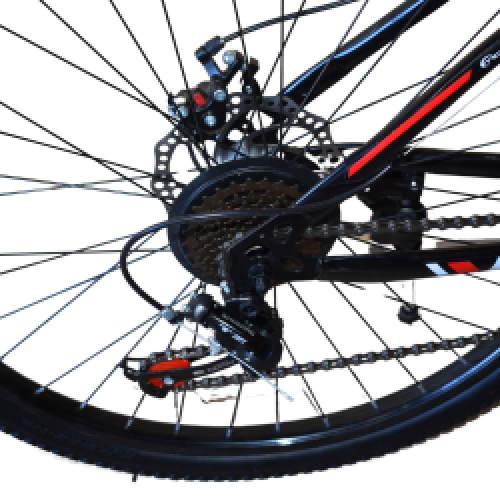 Ποδήλατο Mountain Hardtail 27.5" Frike Μαύρο - Κόκκινο FR275-BR
