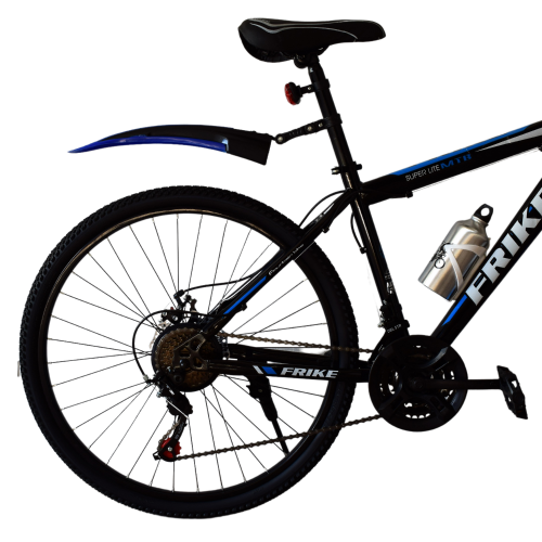 Ποδήλατο Mountain Hardtail AMG Με εξαρτήματα 26" Frike ( Με αξεσουάρ ) Μαύρο - Μπλέ FR26-AMG-BB