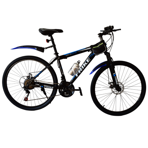 Ποδήλατο Mountain Hardtail Με εξαρτήματα 27.5" Frike ( Με αξεσουάρ ) Μαύρο - Μπλέ FR275-BΒE