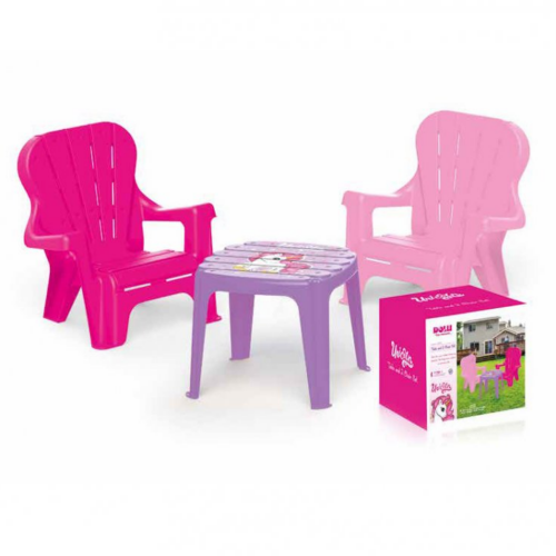 Παιδικό Τραπέζι  Unicorn με δύο καρέκλες με πλάτη Dolu D2503